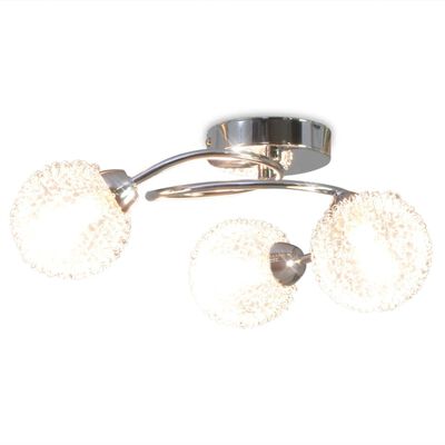vidaXL Stropna svjetiljka za 3 žarulje G9 200 W