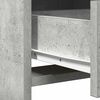 vidaXL Highboard Beton siva 40 x 41 x 135 cm Konstruirano drvo
