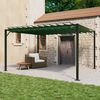 vidaXL Gazebo s krovom s roletnom Zelena 3 x 4 x 2,14 m