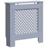 vidaXL Pokrov za radijator sivi MDF 78 cm