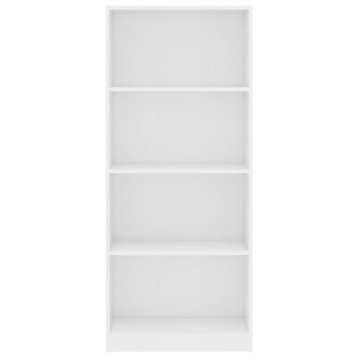vidaXL Ormarić za knjige s 4 razine bijeli 60 x 24 x 142 cm drveni