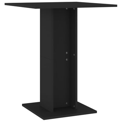 vidaXL Bistro stol crni 60 x 60 x 75 cm od konstruiranog drva