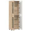 vidaXL Highboard s policom FLORIN Sonoma hrast 60 x 35 x 182 cm