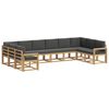 vidaXL Set vanjskih sofa 10 kom. Bijela i antracit