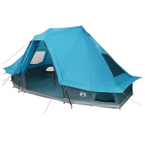 vidaXL Tipi &scaron;ator 6-osobni Plava taft