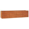 vidaXL Povi&scaron;ena vrtna gredica boja hrđe 320 x 80 x 77 cm čelik COR-TEN