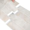 vidaXL Subway pločica 10 pcs Bež Mramor 29.4 x 21.4 cm