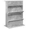 vidaXL Polica za časopise Betonski sivi 70 x 41 x 96 cm