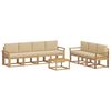 vidaXL Set vanjskih sofa 7 pcs