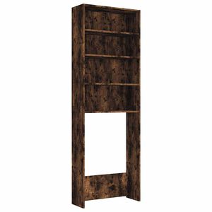 vidaXL Ormarić za perilicu rublja boja dimljenog hrasta 64x24x190 cm