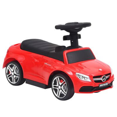 vidaXL Dječji automobil na guranje Mercedes-Benz C63 crveni