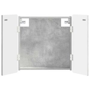 vidaXL Kabinet za mete ZWOLLE Betonska siva 52,5 x 10,5 x 57,5 cm