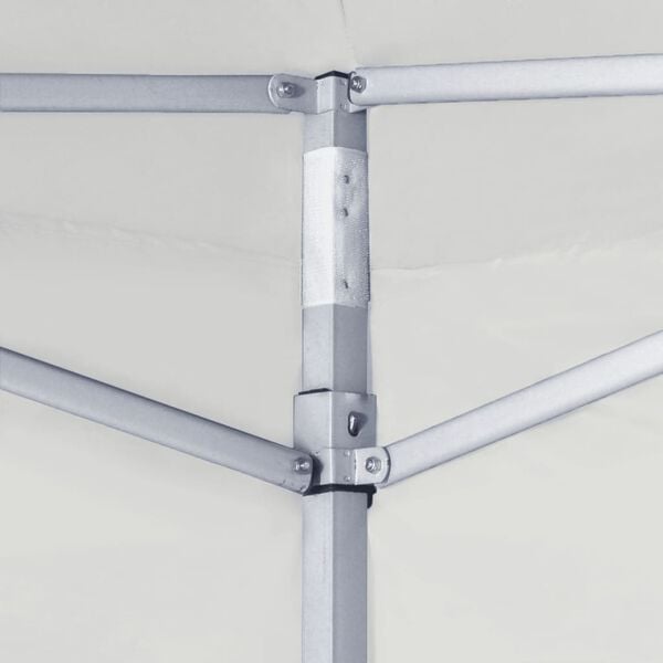 vidaXL Profesionalni sklopivi &scaron;ator za zabave 2 x 2 m čelični bijeli