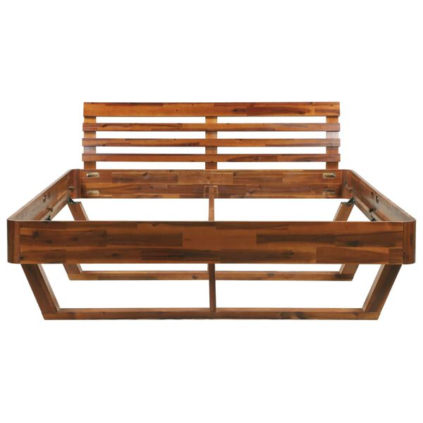 vidaXL Okvir za krevet od masivnog bagremovog drva 160 x 200 cm