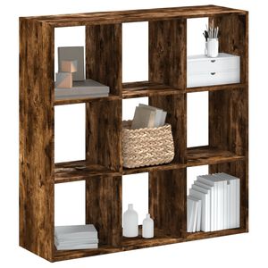 vidaXL Regal za knjige boja hrasta 102x32x102 cm od konstruiranog drva