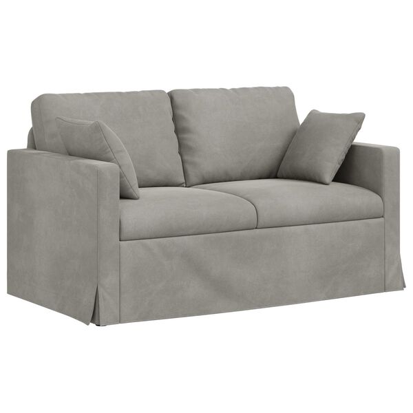 vidaXL Sofa Svijetlo siva