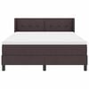 vidaXL Krevet s opruga kutije Tamno smeđa 190 x 140 cm Poliester