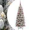 vidaXL Umjetno božićno drvce Bijela 120 cm PVC, plastika, čelik i PE