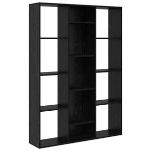 vidaXL Pregradna pregača Crni hrast 100 x 24 x 140 cm