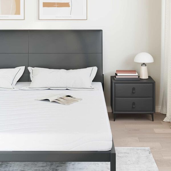 vidaXL Madrac Bijelo 180 x 200 cm Žakar tkanina