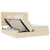 vidaXL Krevet s od storage s madracem Krema 180 x 200 cm Lažna koža