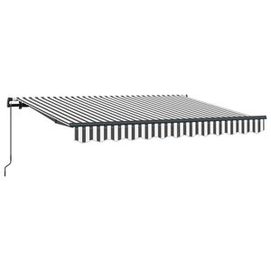 vidaXL Povlačivi tende Antracit 250 x 200 cm tkanina