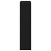 vidaXL Ormar za cipele Crni hrast 80 x 21 x 87,5 cm Konstruirano drvo