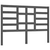 vidaXL Uzglavlje za krevet sivo 166 x 4 x 104 cm od masivne borovine