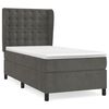 vidaXL Box spring krevet s madracem tamnosivi 90x190 cm bar&scaron;unasti