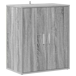vidaXL Ormarić za cipele sivi hrast 60 x 35 x 70 cm konstruirano drvo