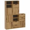 vidaXL Bočni ormarići 5 kom ODDA 40x24x79 cm puno drvo bor