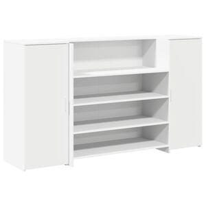 vidaXL Recepcijski stol Bijeli 180x50x103,5 cm Inženirsko drvo