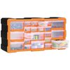vidaXL Organizator s 22 ladice 49 x 16 x 25,5 cm