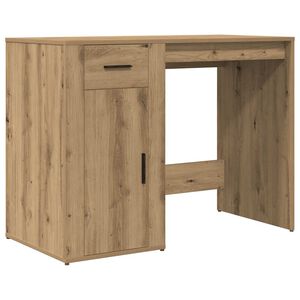 vidaXL Stol Artisan hrast 100x49x75 cm konstruirano drvo