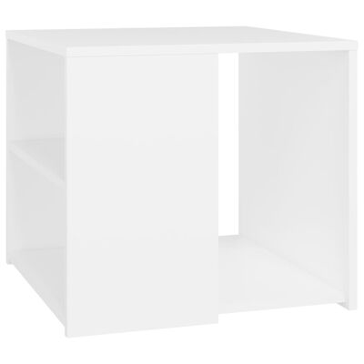vidaXL Bočni stolić bijeli 50 x 50 x 45 cm od iverice