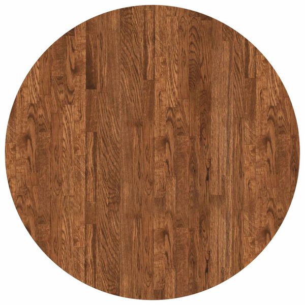 vidaXL Gornji dio stola Svijetlosmeđa &Oslash; 80 x 2,5 cm