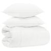 vidaXL Set pokrivača 200 x 220 cm Ne Pamuk, bambus, poliester Bijela