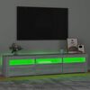 vidaXL TV ormarić s LED svjetlima boja hrasta sonome 180x35x40 cm