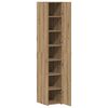 vidaXL Highboard 2 pcs Umjetnički hrast 30 x 42,5 x 185 cm