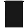 vidaXL Radni stol crni 100 x 55 x 75 cm od konstruiranog drva