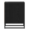 vidaXL Noćni ormarić Crni hrast 39,5 x 30 x 50 cm Konstruirano drvo