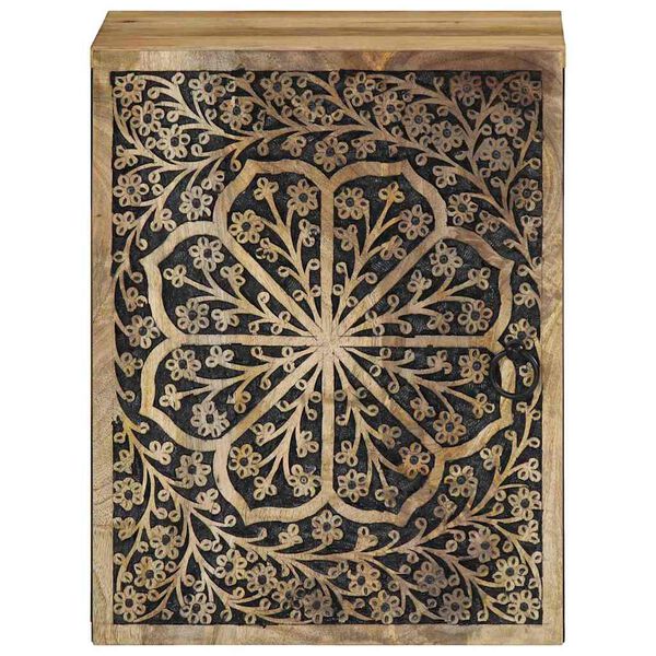 vidaXL Kupaonski zidni ormarić 38 x 33 x 48 cm od masivnog drva manga