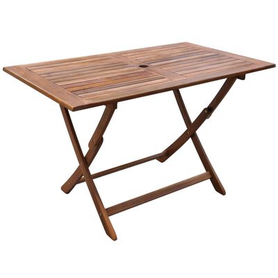 vidaXL Vrtni stol od masivnog bagremovog drva 120 x 70 x 75 cm