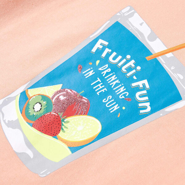 Dječja majica svjetlonarančasta 92