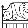 vidaXL Okvir za krevet crni metalni 120 x 200 cm