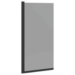Ekran za kadu i tu&scaron; Crna 68 x 130 cm Staklo s temperaturom