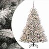 vidaXL Umjetno božićno drvce s kuglicom 180 cm 300 LED lampica