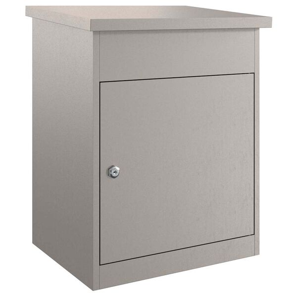 vidaXL Sandučić za pakete s pohranom s vratima Rđa 47,5 x 38 x 59 cm