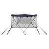 vidaXL Tenda bimini s 4 luka i mrežastim zidovima 183x(170-182)x137 cm