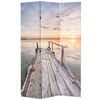 vidaXL Sklopiva sobna pregrada s uzorkom jezera 120 x 170 cm